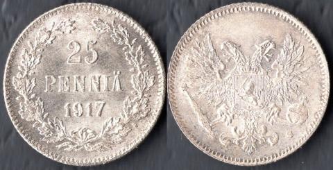 Finland 25 penny 1917