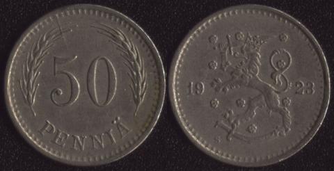 Finland 50 penny 1923