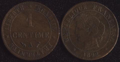 France 1 centime