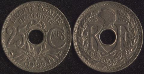 France 25 centimes 1939