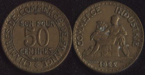 France 50 centimes 1922