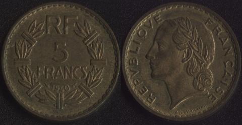 France 5 francs 1940