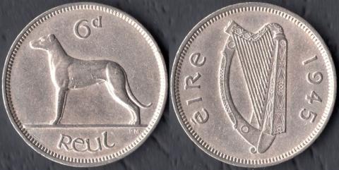 Ireland 6p 1945