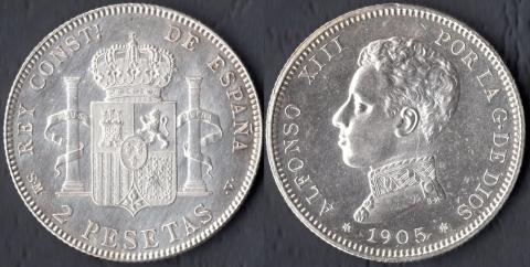 Spain 2 pesetas