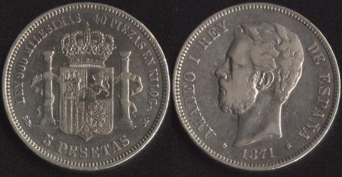 Spain 5 pesetas