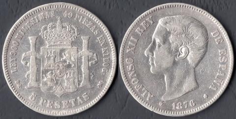 Spain 5 pesetas