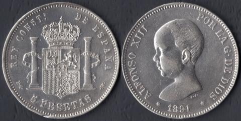 Spain 5 pesetas