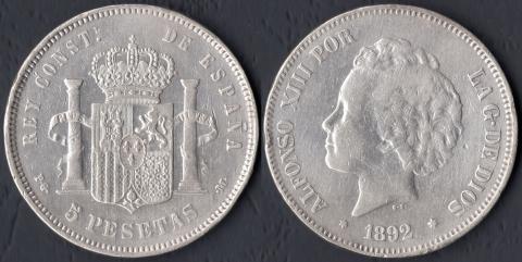 Spain 5 pesetas