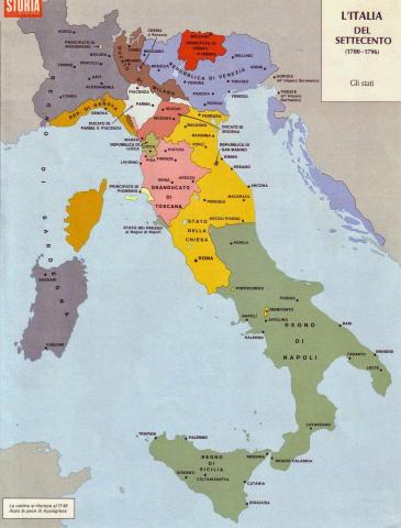 Map of Italy