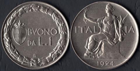 Italy 1 lira