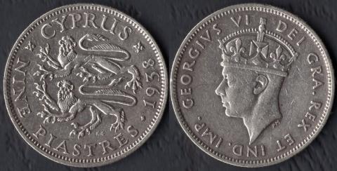 Cyprus 9 piastres