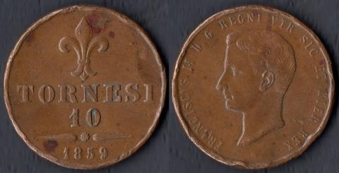 Kingdom of the Two Sicilies 10 tornesi