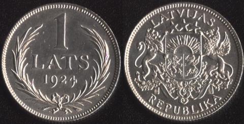 Latvia 1 lat