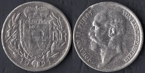 Liechtenstein 1/2 francs