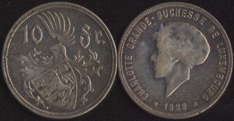 Luxembourg 10 francs