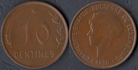 Luxembourg 10 centimes