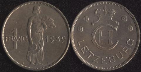 Luxembourg 1 franc