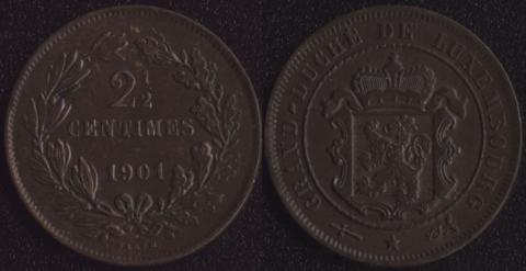 Luxembourg 2.5 centimes