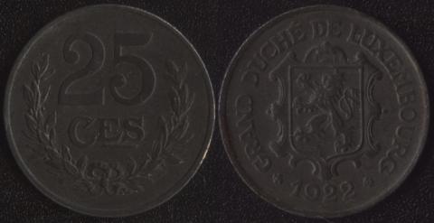 Luxembourg 25 centimes