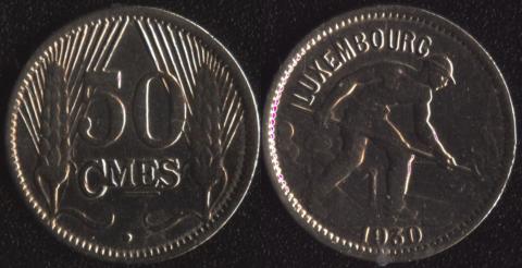 Luxembourg 50 centimes