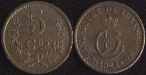 Luxembourg 5 centimes
