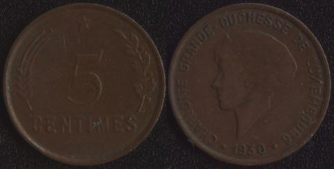 Luxembourg 5 centimes