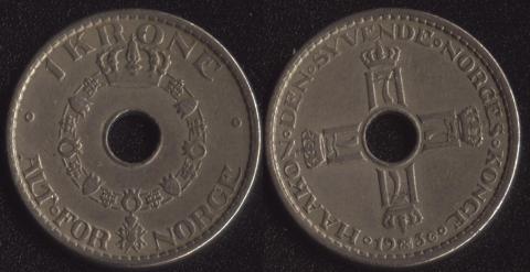 Norway 1 krona 1936