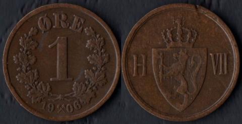 Norway 1 ore 1906