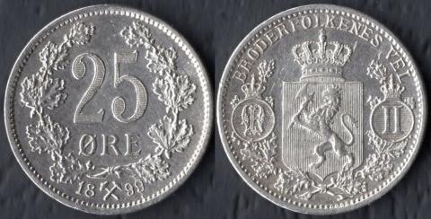 Norway 25 ore 1899