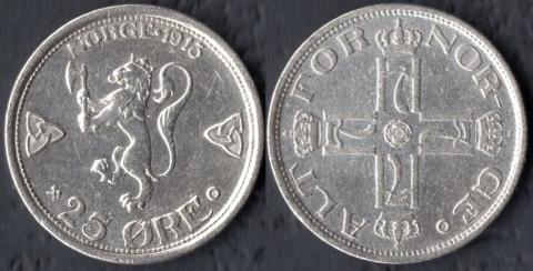 Norway 25 ore 1913
