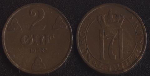 Norway 2 ore 1928
