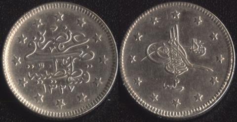 Ottoman Empire 2 kurusha 1910