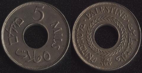 Palestine 5 miles 1927