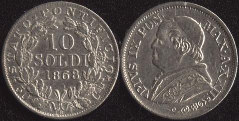 Papal region 10 soldo