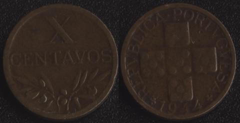 Portugal 10 centavo 1944