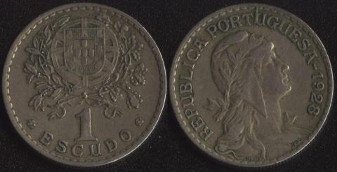 Portugal 1 escudo 1928