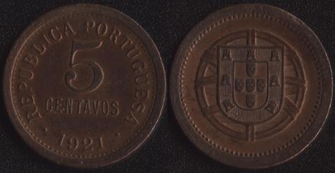 Portugal 5 centavo 1921