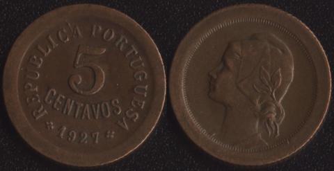 Portugal 5 centavo 1927