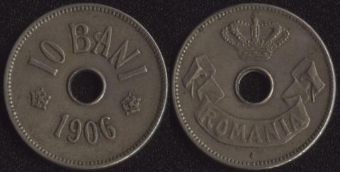 Romania 10 baths 1906