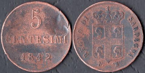 Sardinia 5 centesimi