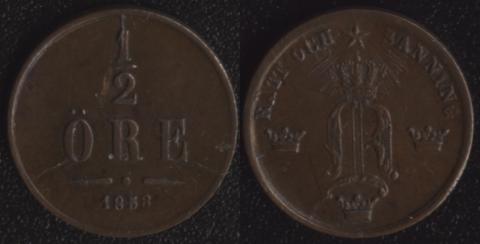Sweden 1/2 ore