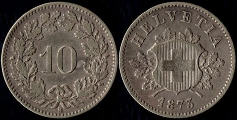 Switzerland 10 rappen