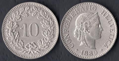 Switzerland 10 rappen