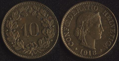 Switzerland 10 rappen