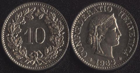 Switzerland 10 rappen