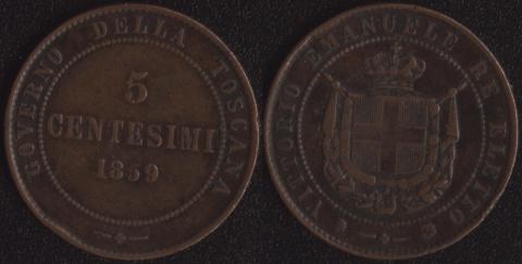 Duchy of Tuscany 5 centesimo