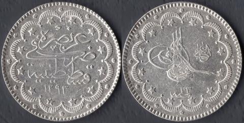 Turkey 10 kurush 1907