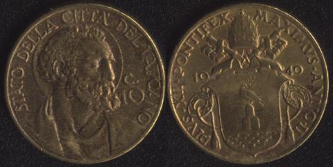 Vatican 10 centesimi