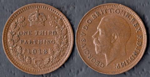 Great Britain 1/3 of the farthing