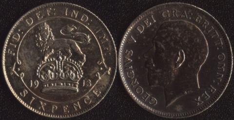 Great Britain 6p 1913